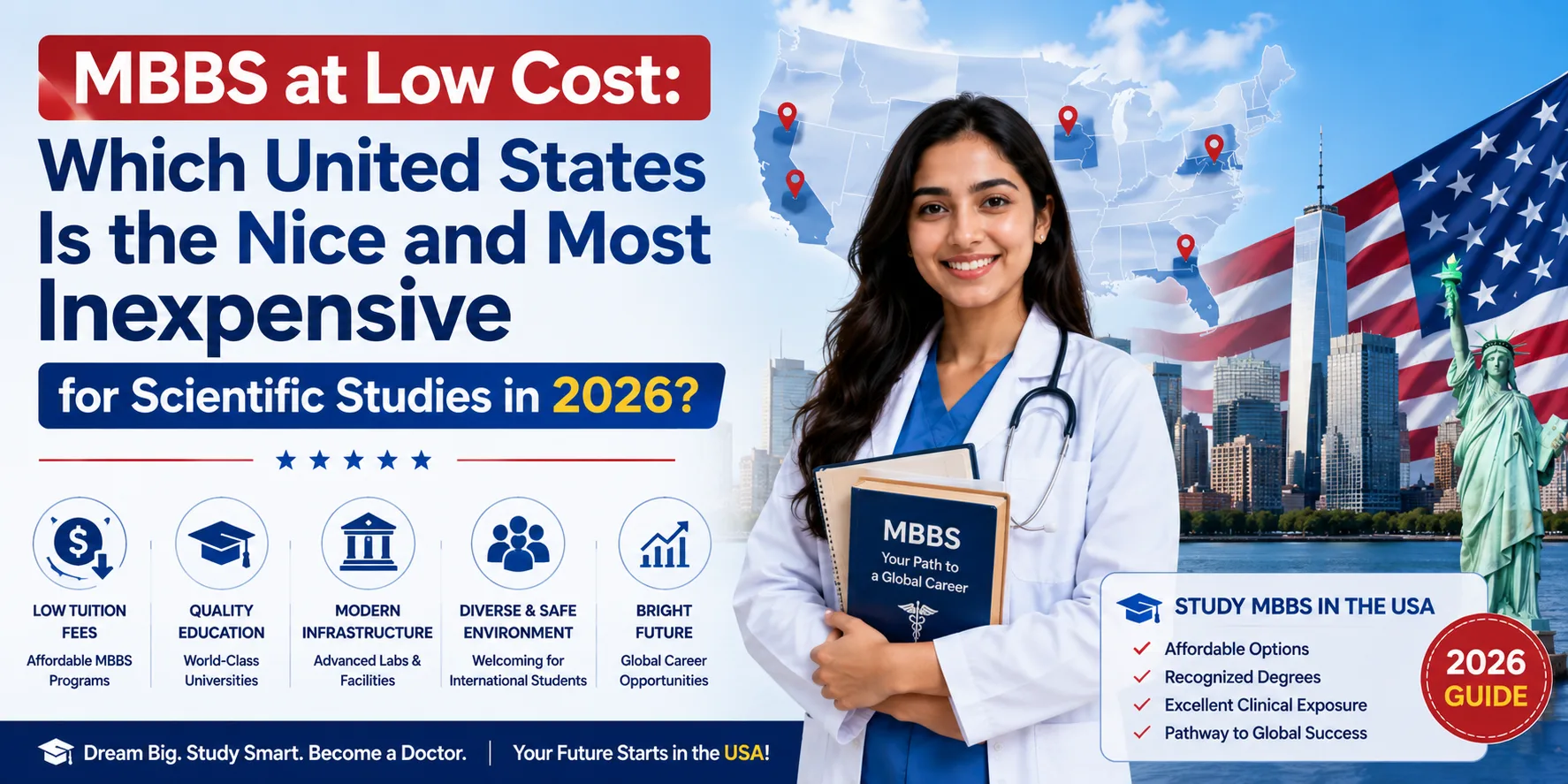 mbbs at low cost which united states is the nice and most inexpensive for scientific studies in 2026